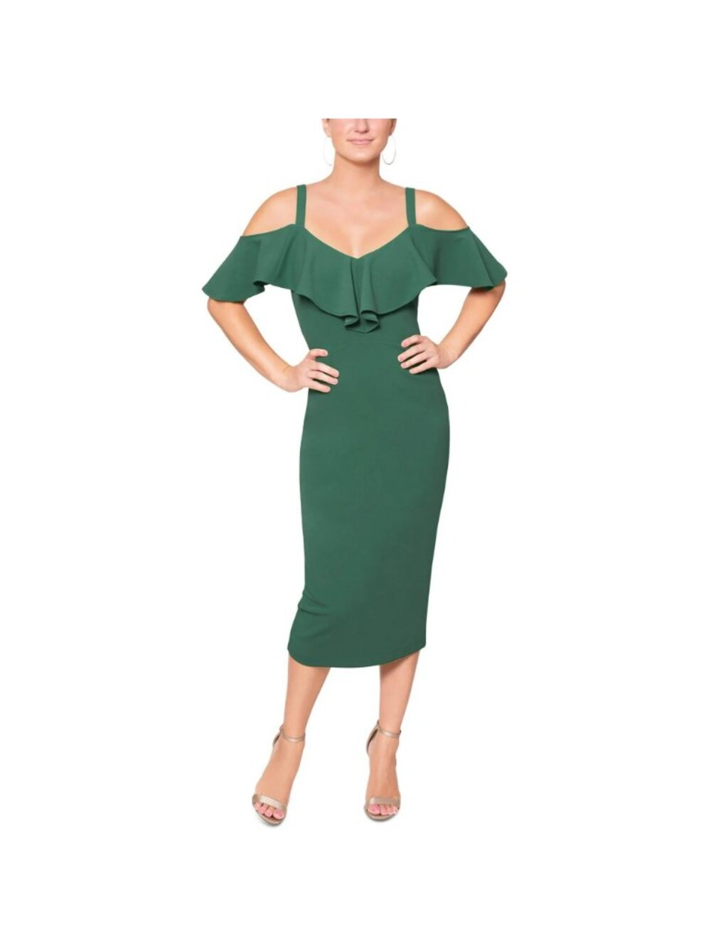 NWT Rachel Rachel Roy Women's Green Marcella Drapey Sheath Dress Size XL 2441 - Picture 2 of 16